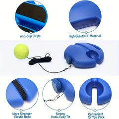 Beginner Tennis Trainer Rebounder Set for Self Training