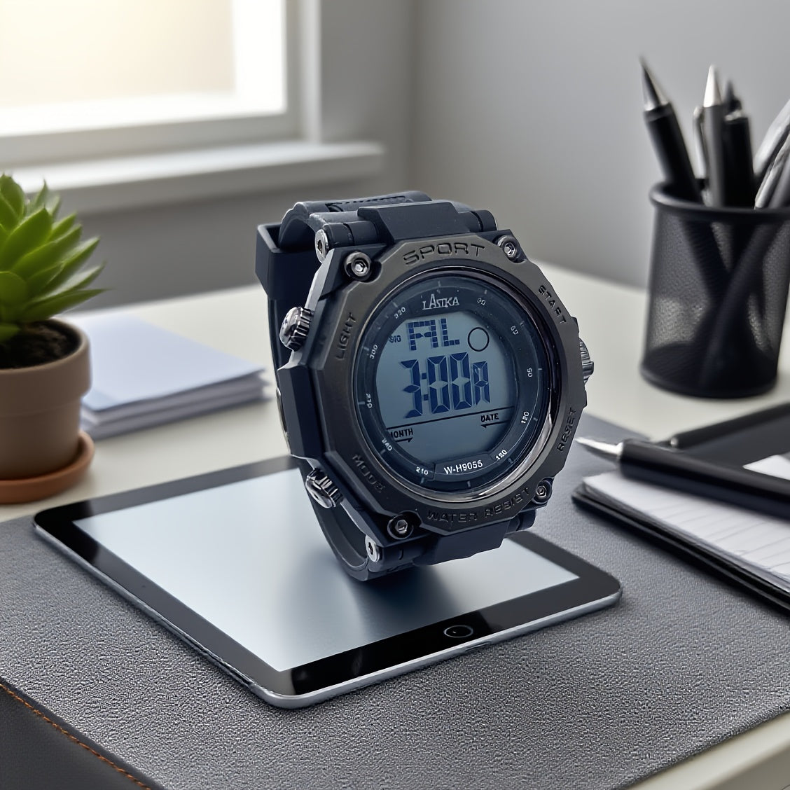 Boys' Student Wristwatch 8-18 Years Waterproof Alarm Clock