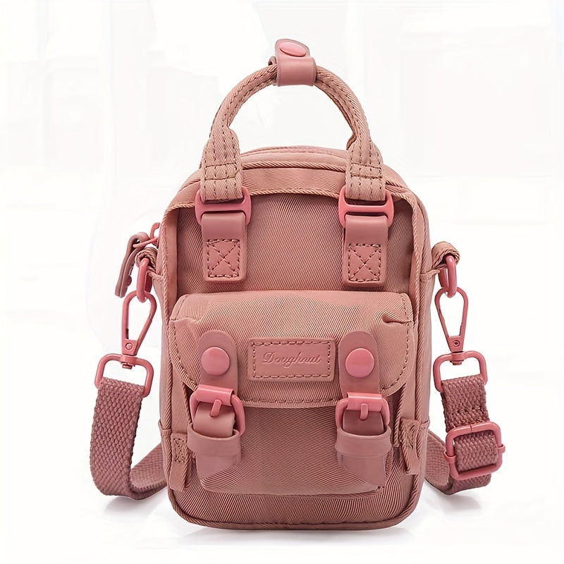 Canvas Mini Shoulder Messenger Bag for Girls