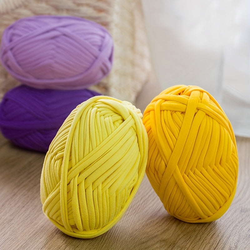 2pcs 100g Cloth Strips Elastic Fabric for DIY Knitting