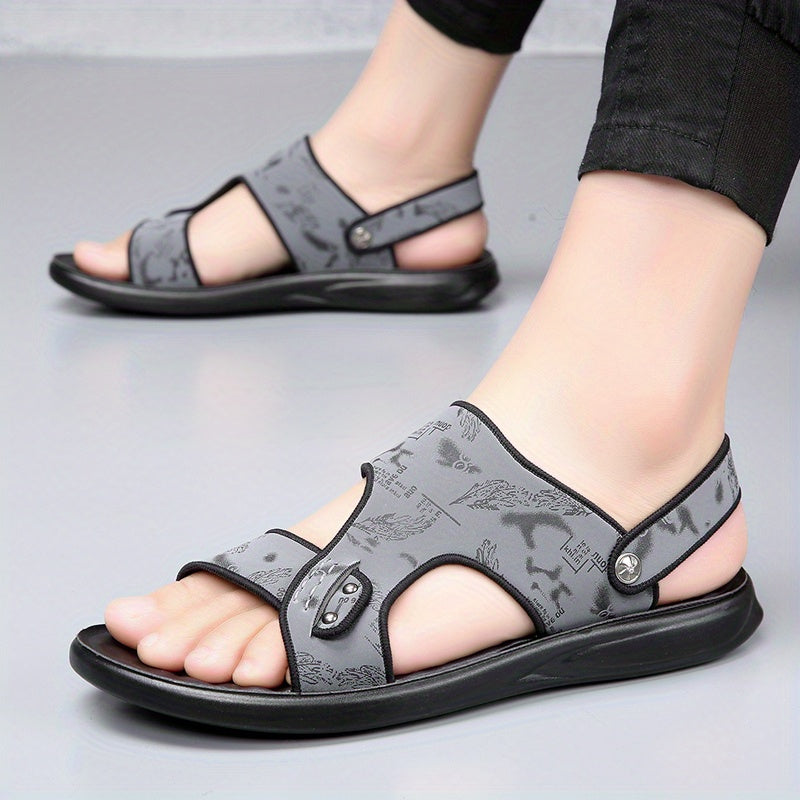 Men's Wear Resistant Non Slip Sandals Quick Drying Comfy Slides Beach Shoes
