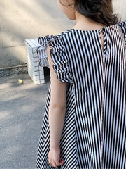 Stylish Striped One Piece Dress for Girls - Perfect for Parties & Summer Fun