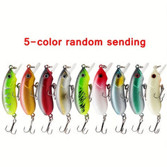 5pcs 8g Long Casting Minnow Lure Slow Sinking Artificial Bait