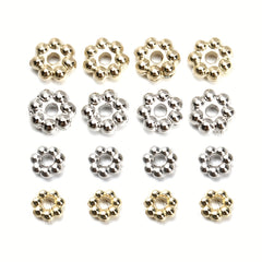 500pcs Snowflake Flake Spacer Loose Beads DIY Bracelet Necklace Beaded Jewelry