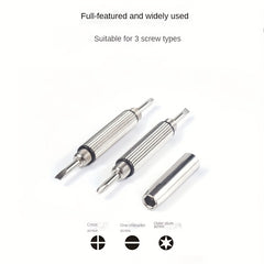 Stainless Steel Eyeglass Repair Screwdriver Keychain Tool Kit