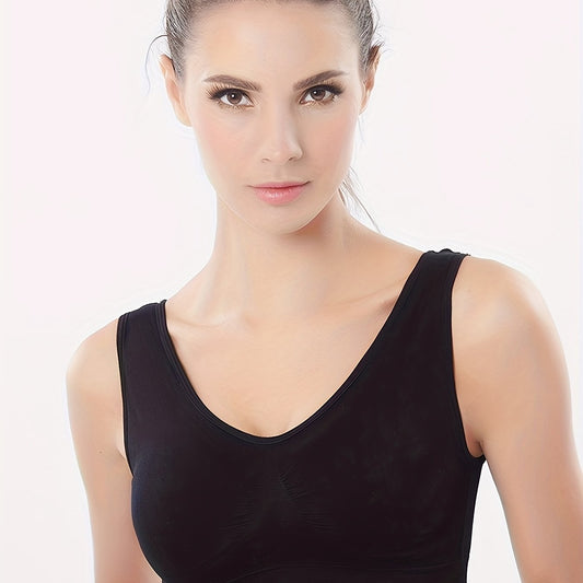 Seamless Wireless Sports Bra Comfy Running Tank Bra