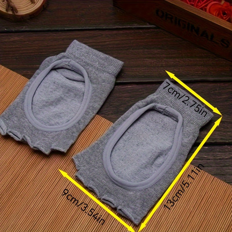 Yoga Socks Ballet Dance Half Fingers Sock Slippers Non Slip Silicone Sport Socks