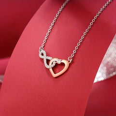 Bonus Mom Heart 8 Necklace Infinity Symbol Gift Card