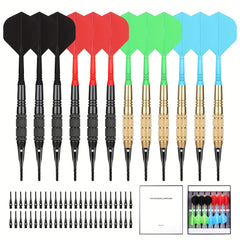 CyeeLife Soft Darts Set 12 Darts Pack Electronic Dartboard 18g