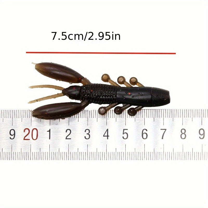 10pcs Floating Soft Bait Bionic Insect Lure Fishing Tackle Seawater Freshwater
