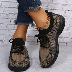 Women's Knit Sports Shoes Mesh Running Tennis Sneakers