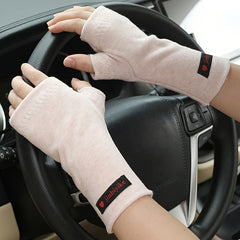 Warm Fingerless Gloves Men Women Outdoor Sports Coldproof Arm Warmers
