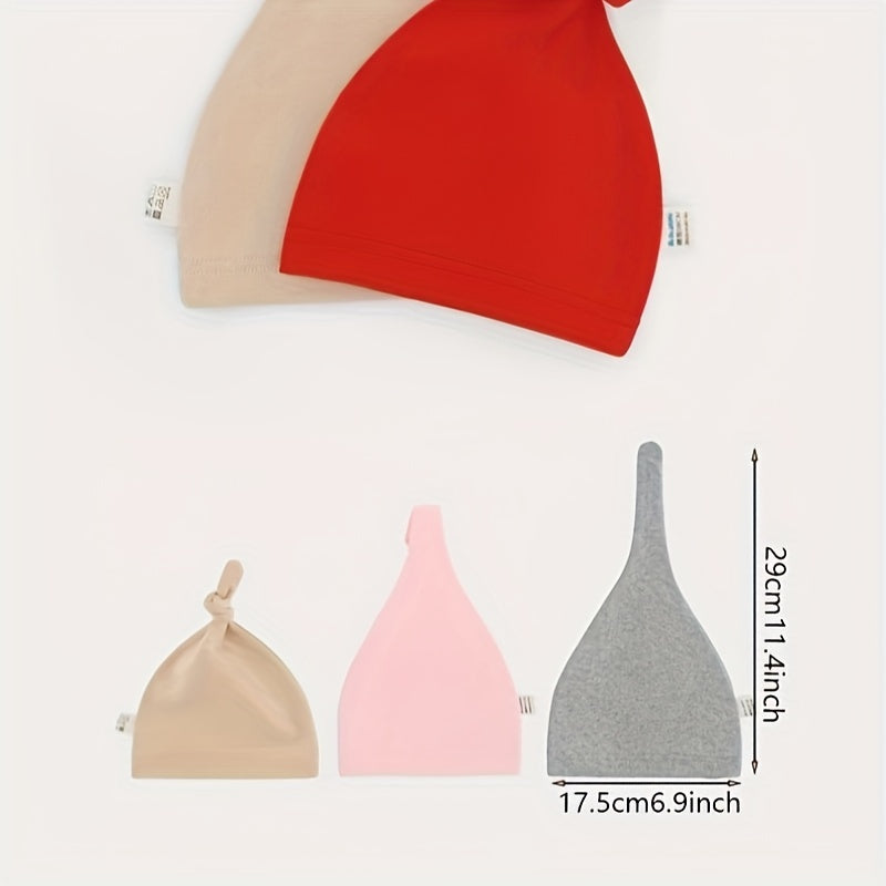 Adjustable Knot Soft Hat For Baby 0-6 Months
