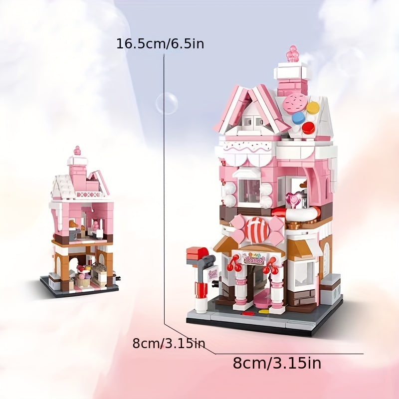 City Scene Street View Mini Building Model Creative Ornaments