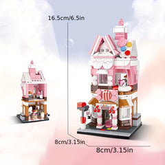 City Scene Street View Mini Building Model Creative Ornaments
