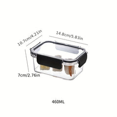 Transparent Fresh Keeping Lunch Box for Fruits and Vegetables
