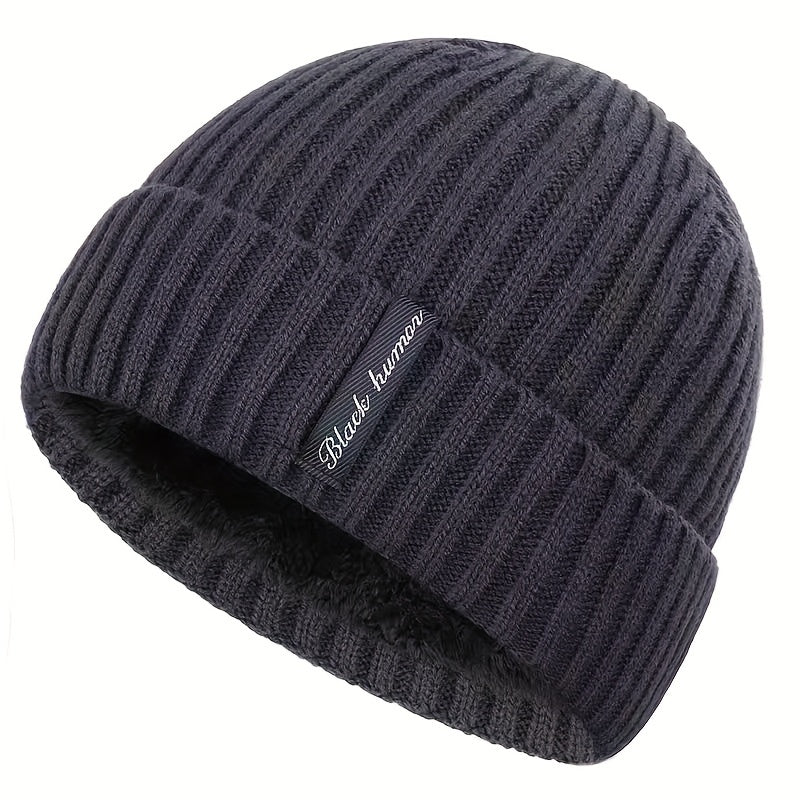 Beanies Velvet Knitted Warm Hat Ear Protection Hat Outdoor