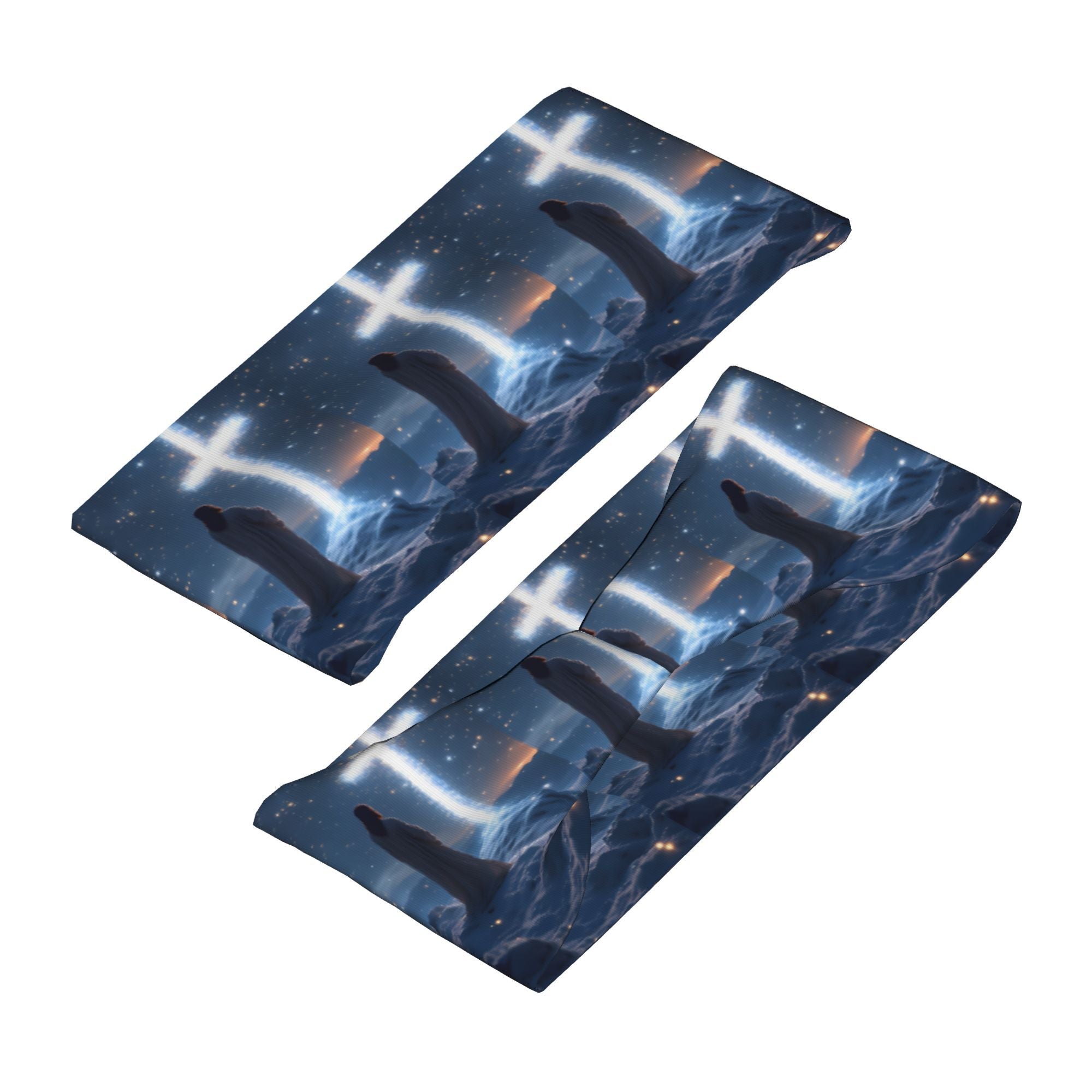 Jesus Starry Sports Headband - Sweat Wicking Stretchy Polyester