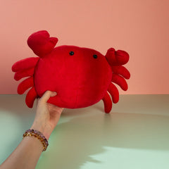 Red Crab Plush Toy Soft Stuffed Animal Perfect Gift for Friends & Family