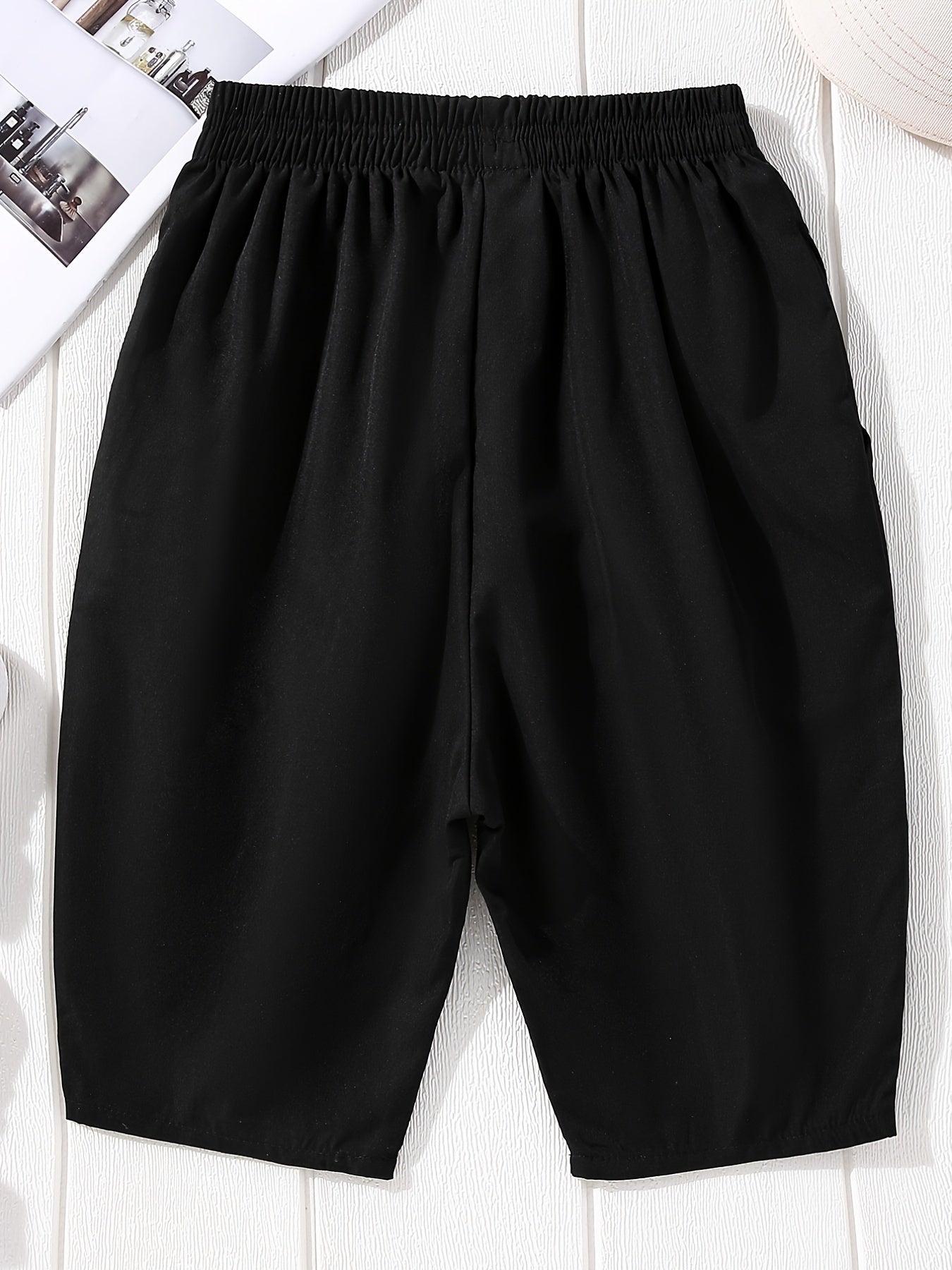 Boys Summer Shorts Loose Elastic Waist with Pockets