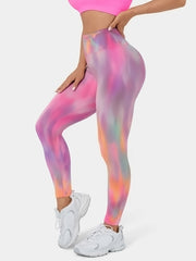 Tie Dye High Waisted Yoga Leggings