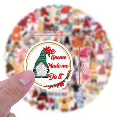 120pcs Gnome Stickers Pack Vinyl Waterproof Decals for Teens Adults