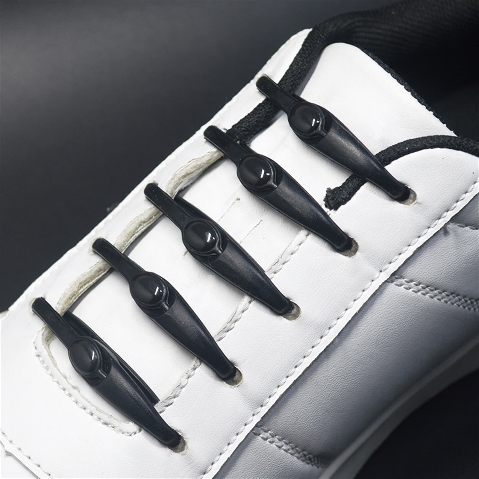 12pcs Waterproof Silicone Shoelaces Colorful Tieless Laces For Adults