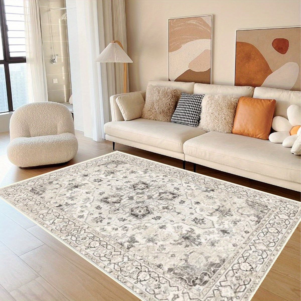 Persian Vintage Area Rug Large Indoor Floor Carpet