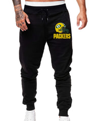 Men s Foot Bowl Element Cartoon Graphic Print Drawstring Sweatpants
