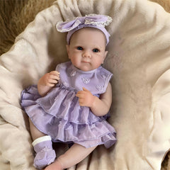 Realistic 20-Inch Vinyl Girl Reborn Doll Handcrafted Birthday Gift