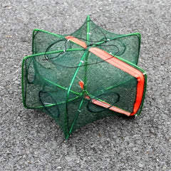 Collapsible Fishing Net Portable Foldable Trap for Minnow Shrimp Crab Lobsters