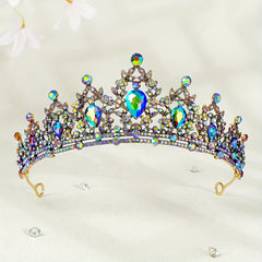 Rhinestone Crown Headband Tiara Hair Accessory Women