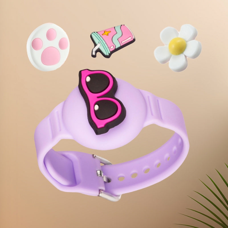 Soft Silicone Airtag Case Strap Style Protective Case