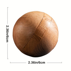 Wooden Kongming Lock Brain Teasers Toy for Adults and Kids