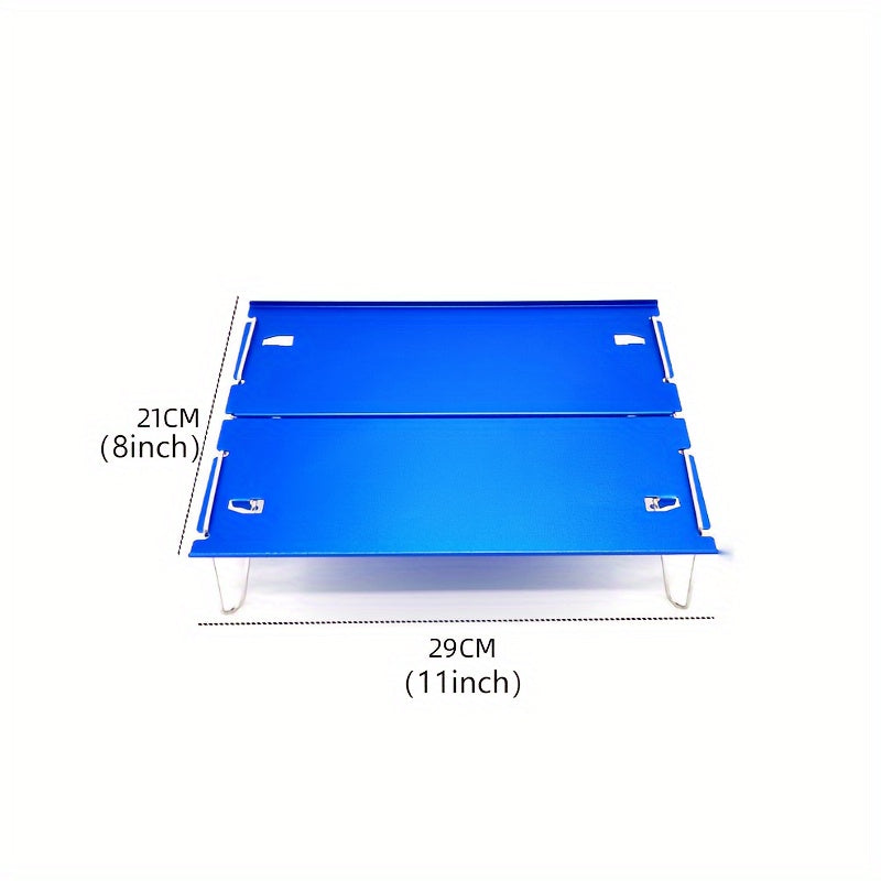 Portable Lightweight Aluminum Camping Table for Outdoor Activities