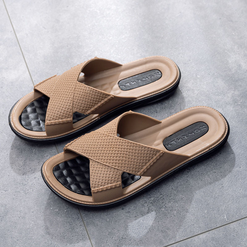 Men's Lightweight Non Slip Slides Comfortable Quick Drying Slides