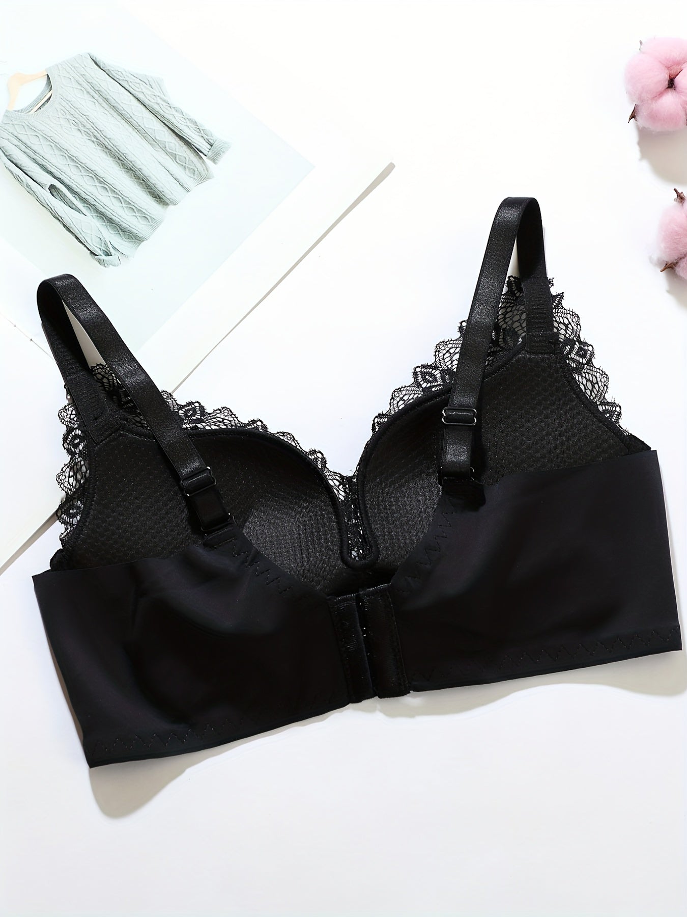 Lace Push Up Bra Adjustable Women's Lingerie