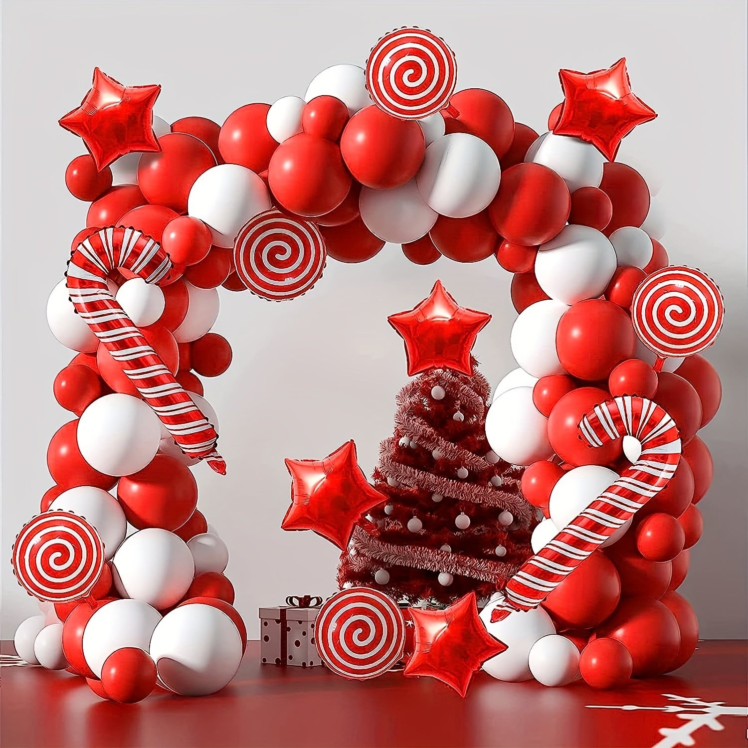 87pcs Red Balloons for Birthday, Wedding & Baby Shower Decor