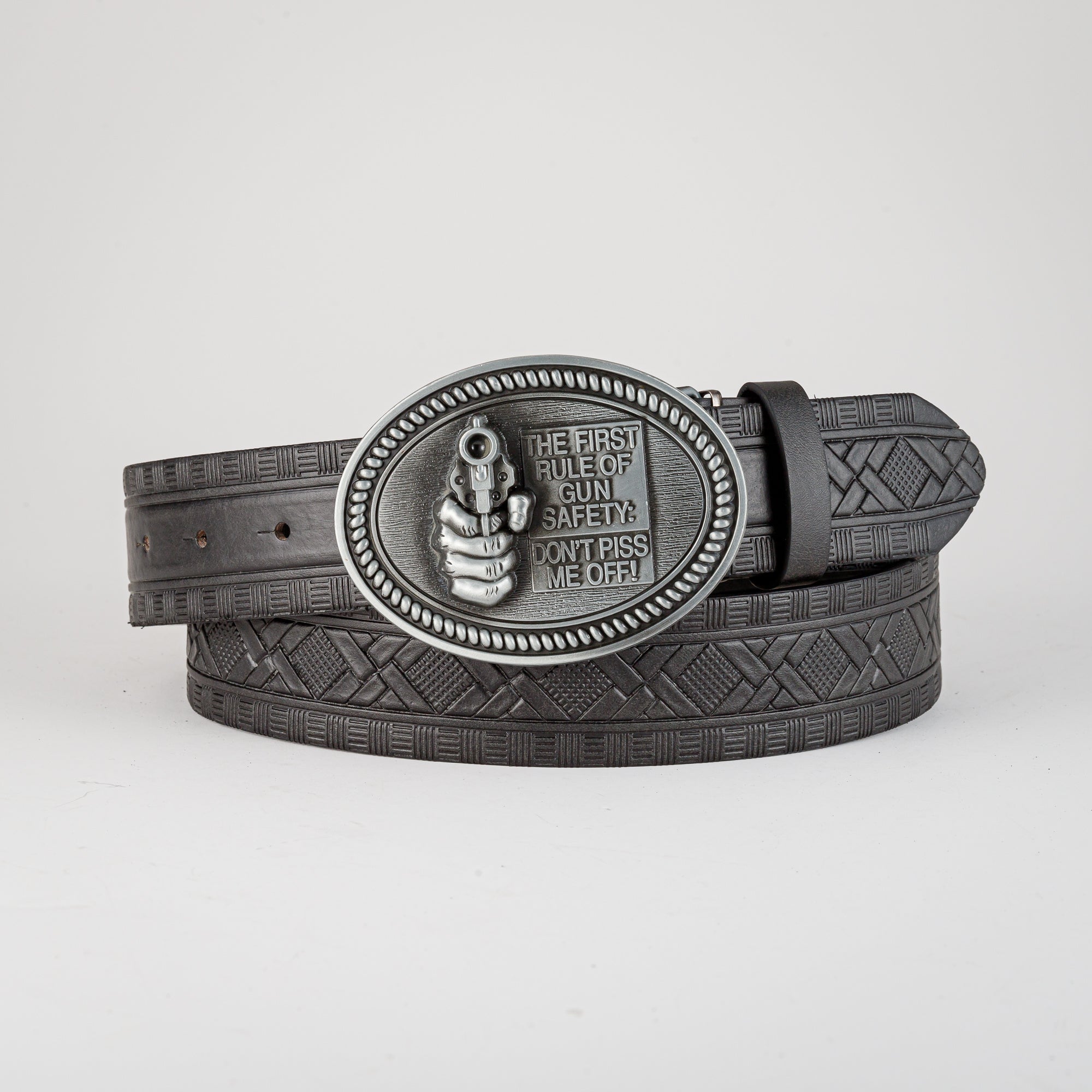 Men's Retro Pistol Pattern Buckle Belt for Party