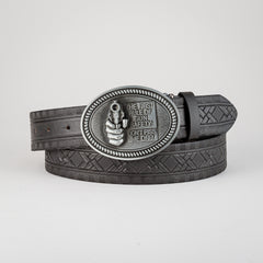 Men's Retro Pistol Pattern Buckle Belt for Party