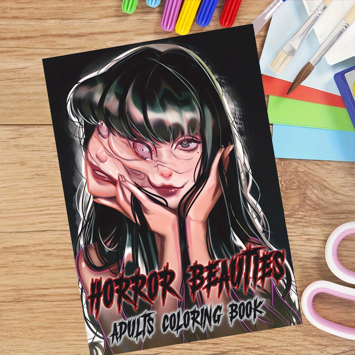 Terror Girl Coloring Book: 22 Pages - 28.5x20.5 cm