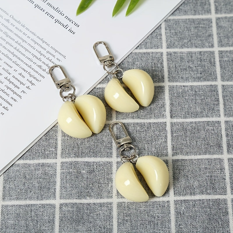 Garlic Keychain Food Accessory for Bags