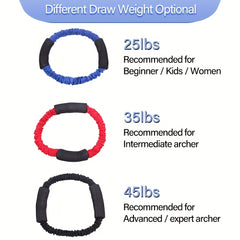 Archery Bow Band Trainer Draw Resistance Stretch Band Exerciser