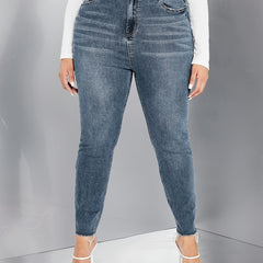 Skinny Jeans High Rise Slim Fit Stretch Denim Pants