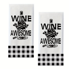 Funny Kitchen Towel Fast Drying Dish Towel Housewarming Gift