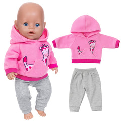 Doll Clothes for 17 Inch Dolls - Jumpsuit Integrated with Dolls