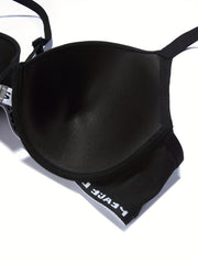 Plus Size Sexy Bra Front Closure Molded Cup Underwire Bra