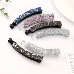 Diamond Pearl Hair Clip Elegant Hairpin Accessory