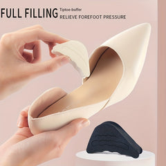 Women High Heels Forefoot Insert Toe Plug Half Sponge Cushion Insoles