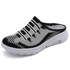 Mesh Breathable Slip on Shoes Contrast Soft Slippers Women's Footwear